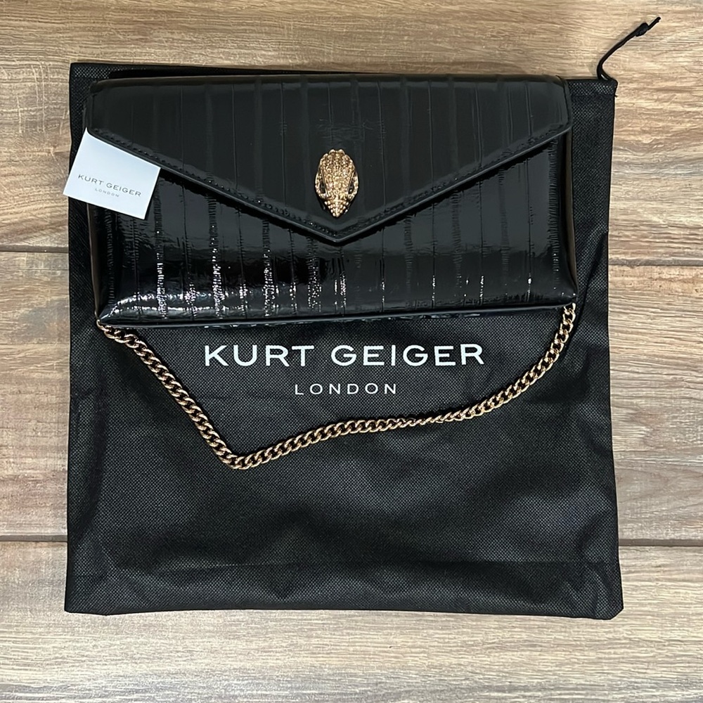 Kurt Geiger patent black